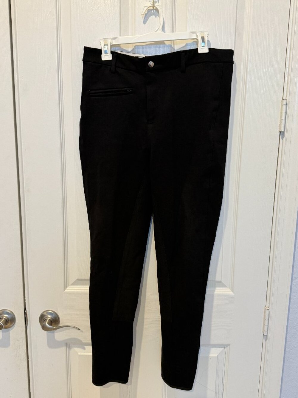 CMBT Black Equestrian Riding Pants Women’s 34 Full Seat Stretch Horseback Breech